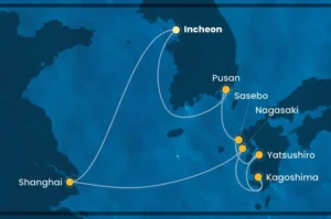 코스타 크루즈 동북아 크루즈 여행 일정