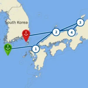 크루즈 여행 제주 - 일본 - 부산